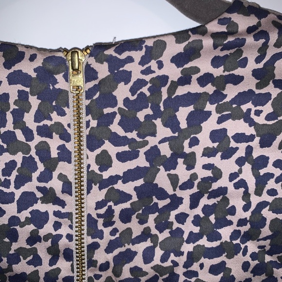 French Connection Leopard Faux Wrap Dress Size 0 - Picture 9 of 9